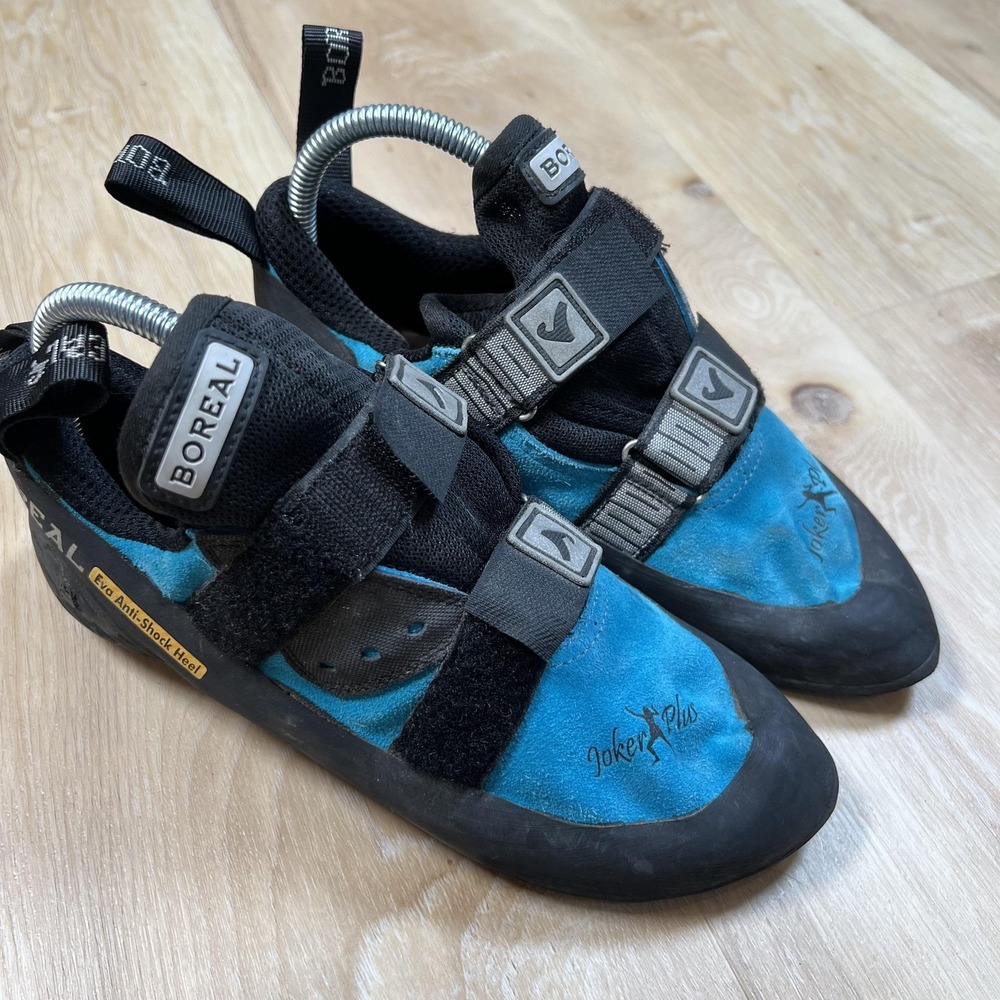 Boreal Joker Plus Climbing Shoes Blue Black US 8 FS-Quattro EVA Heel